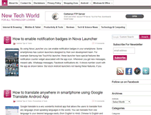 Tablet Screenshot of newtechworld.net